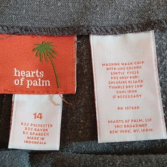 Gray Slacks Hearts of palm 🌴 - Picture 8 of 10
